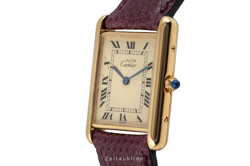 Cartier Tank silver-gilt quartz unisex 681006 [2506829]