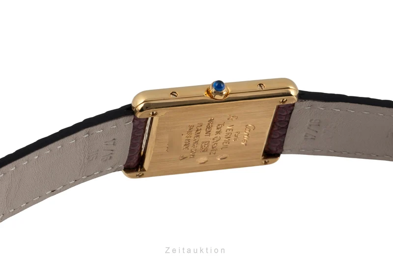 Cartier Tank silver-gilt quartz unisex 681006 [2506829]