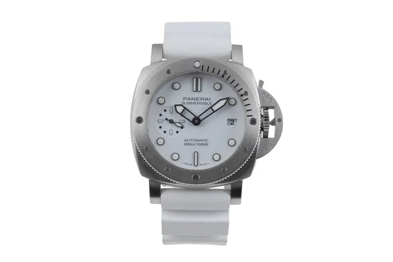 Panerai Submersible steel automatic men's watch PAM01223 LP: 9900EUR [2601652]