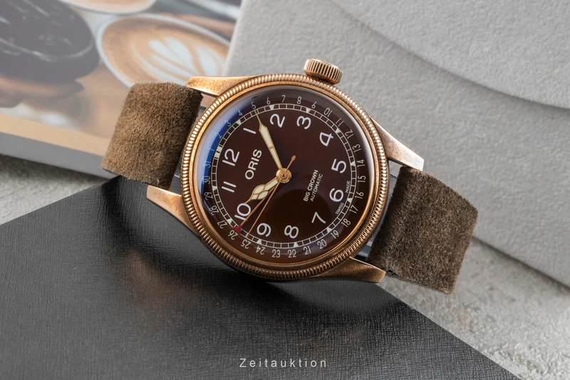Oris Big Crown bronze automatic men's watch 01 754 7741 3166-07 5 20 74BR LP: 2400EUR [2601799]