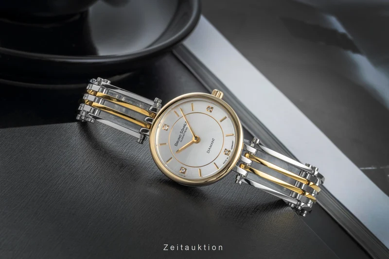 Bruno Söhnle Glashütte Latina II gilt / steel quartz women's watch 17-23103-242 [2504259]