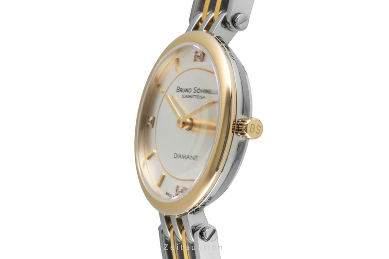 Bruno Söhnle Glashütte Latina II gilt / steel quartz women's watch 17-23103-242 [2504259]