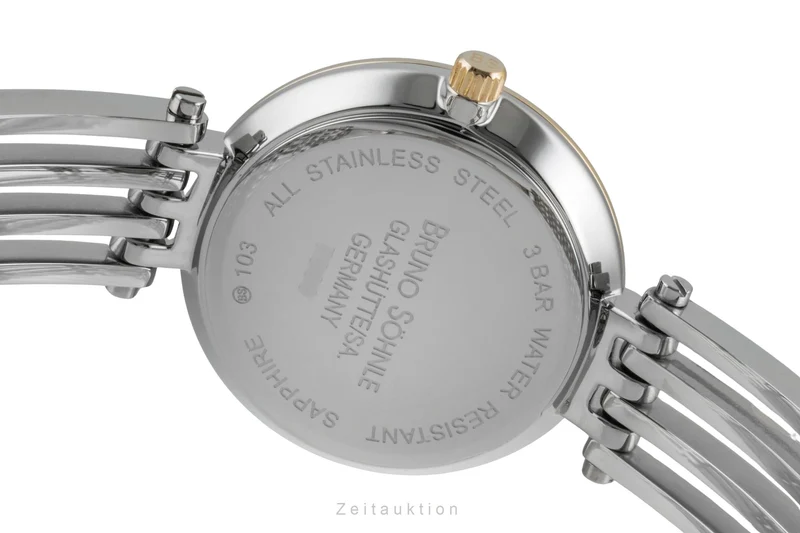 Bruno Söhnle Glashütte Latina II gilt / steel quartz women's watch 17-23103-242 [2504259]