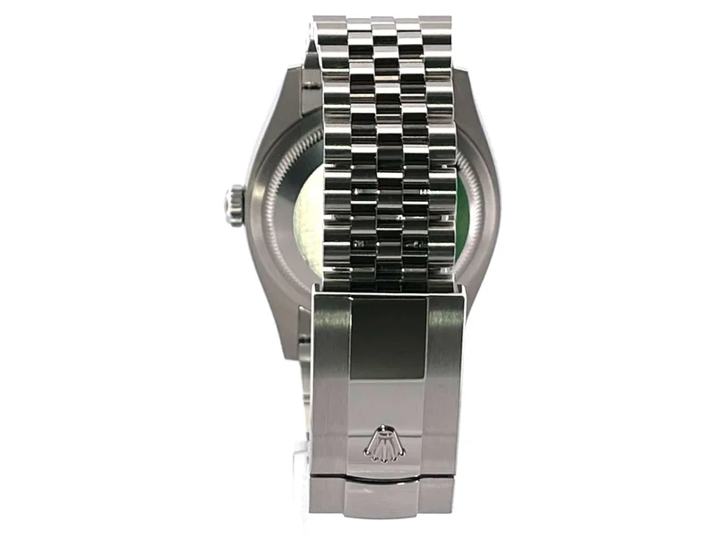 Rolex Datejust 36 Oystersteel 126200 Olivgrün Palmenmuster Jubile-Band