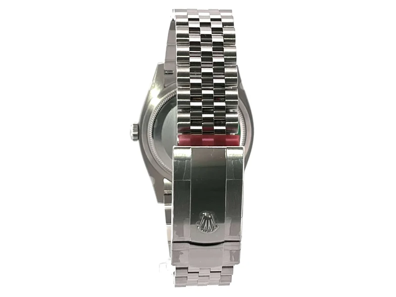 Rolex Datejust 36 Oystersteel Weißgold 126234 Blau Jubile-Band verklebt