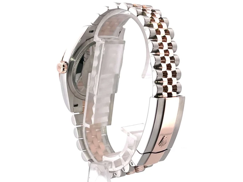 Rolex Datejust 36 Oystersteel - Everose-Gold 126231 Weiß Römisch Jubile-Band 2020