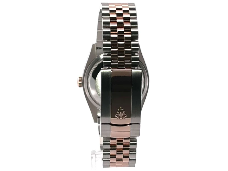 Rolex Datejust 36 Oystersteel - Everose-Gold 126231 Weiß Römisch Jubile-Band 2020