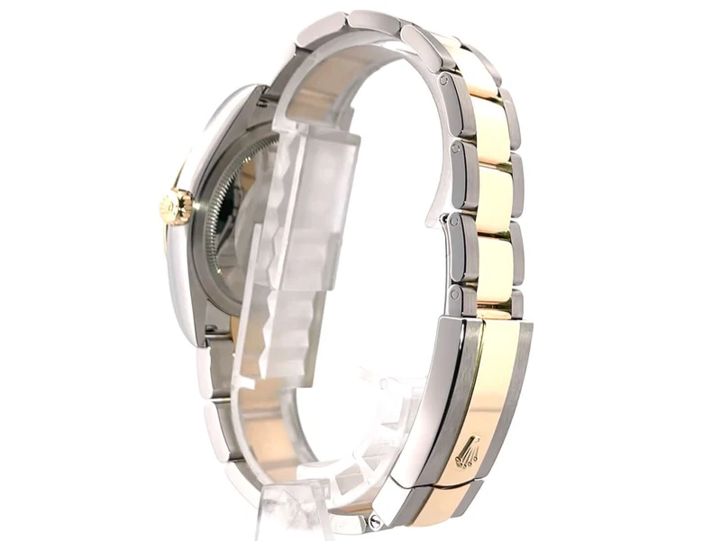 Rolex Datejust 36 Oystersteel - Gelbgold 126203 Golden Palmenmuster