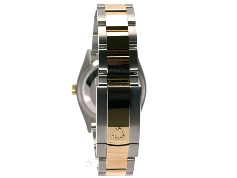 Rolex Datejust 36 Oystersteel - Gelbgold 126203 Golden Palmenmuster