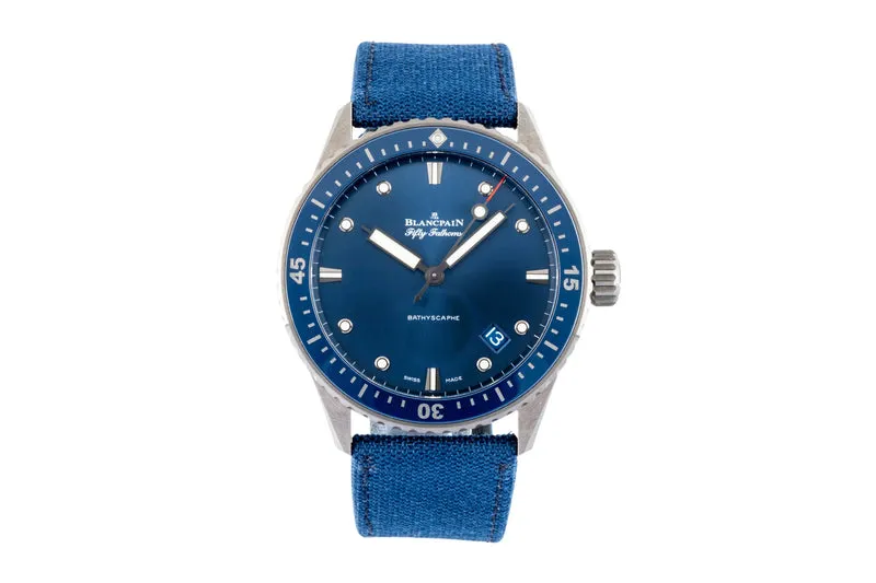 Blancpain Fifty Fathoms ceramic automatic men's watch 5000-0240-52A [2600778]