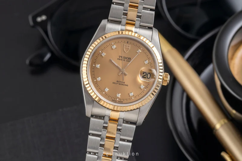 Tudor Prince Date steel / gold automatic men's watch 74033 [2601581]
