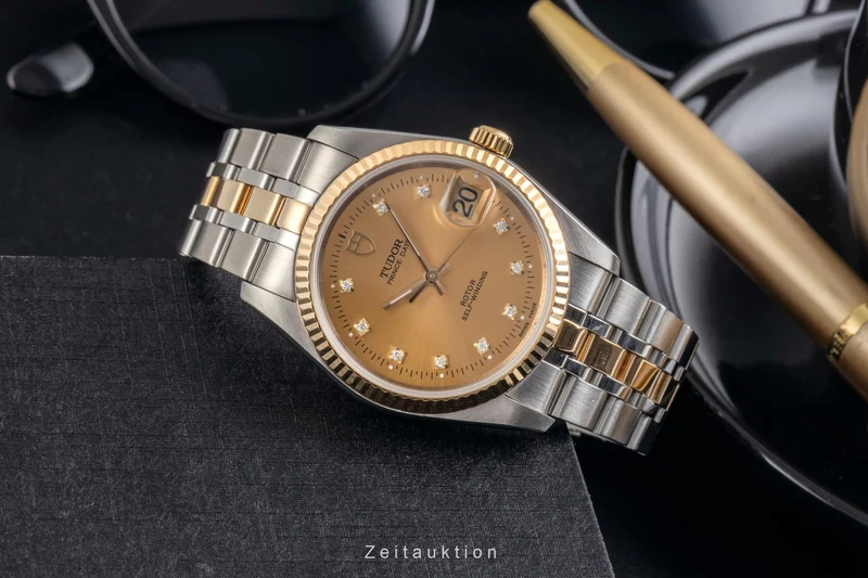 Tudor Prince Date steel / gold automatic men's watch 74033 [2601581]