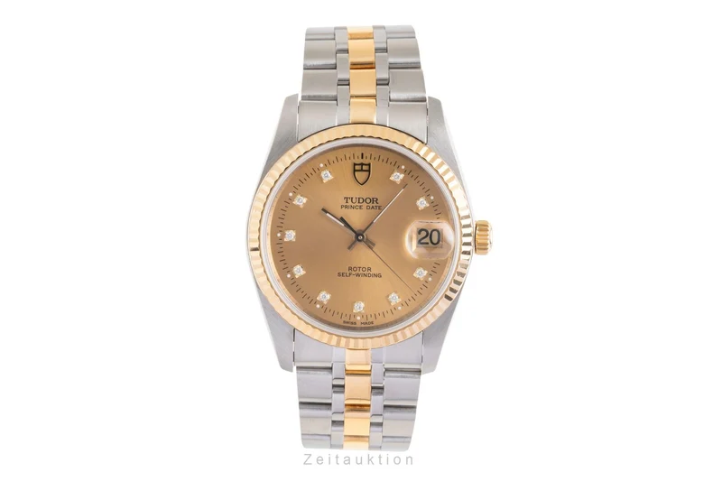 Tudor Prince Date steel / gold automatic men's watch 74033 [2601581]