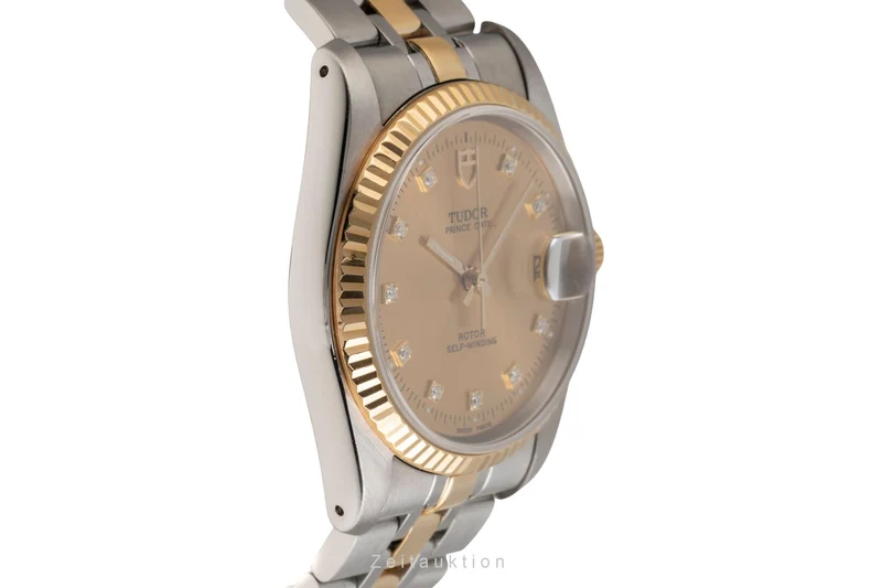 Tudor Prince Date steel / gold automatic men's watch 74033 [2601581]