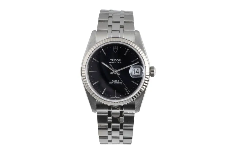 Tudor Prince Date steel / white gold automatic men's watch 74034 [2601569]