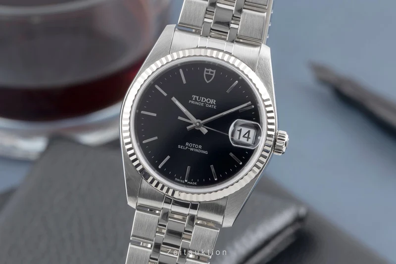 Tudor Prince Date steel / white gold automatic men's watch 74034 [2601569]