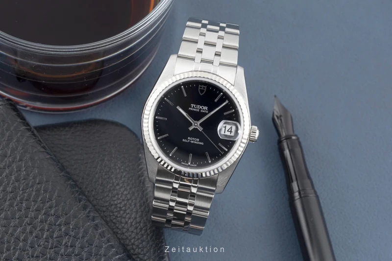 Tudor Prince Date steel / white gold automatic men's watch 74034 [2601569]