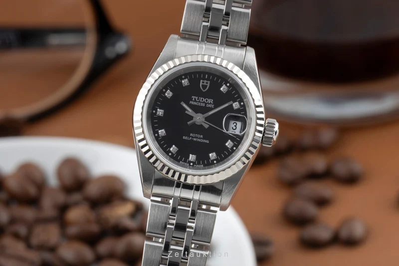 Tudor Princess Date steel / white gold automatic women's watch 92414 [2601571]