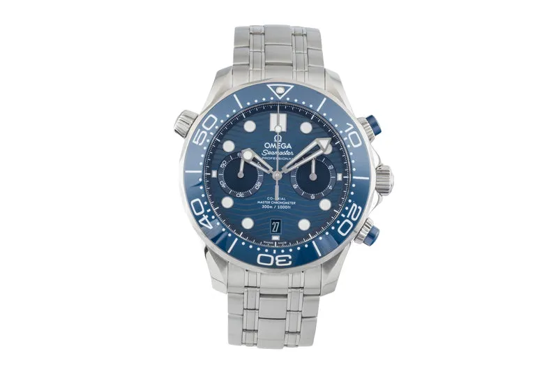 Omega Seamaster chronograph steel automatic men's watch 210.30.44.51.03.001 [2601698]
