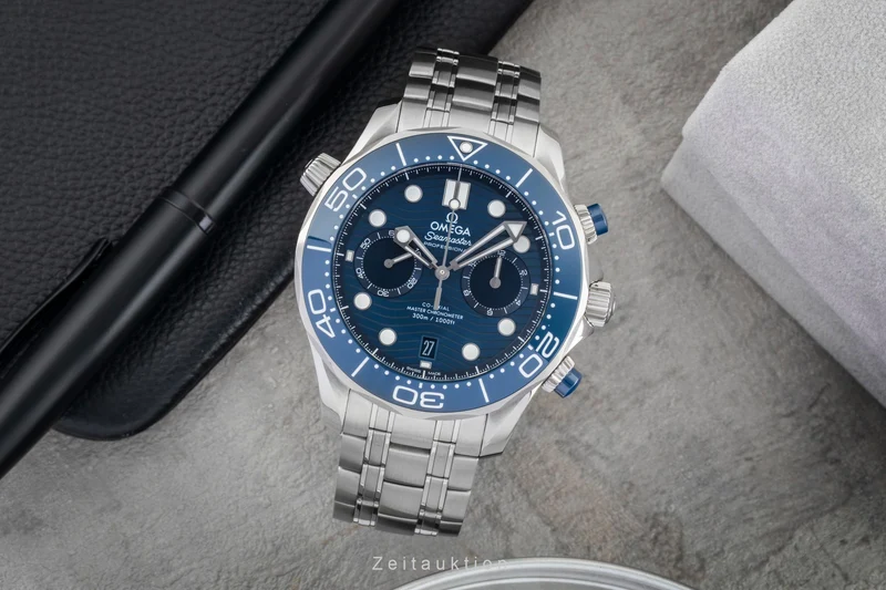 Omega Seamaster chronograph steel automatic men's watch 210.30.44.51.03.001 [2601698]
