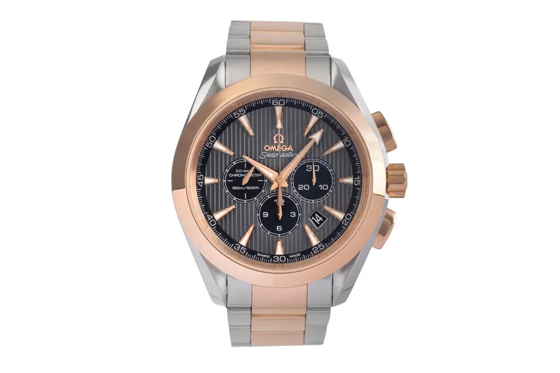 Omega Seamaster chronograph steel / gold automatic men's watch 231.20.44.50.06.001 [2504086]