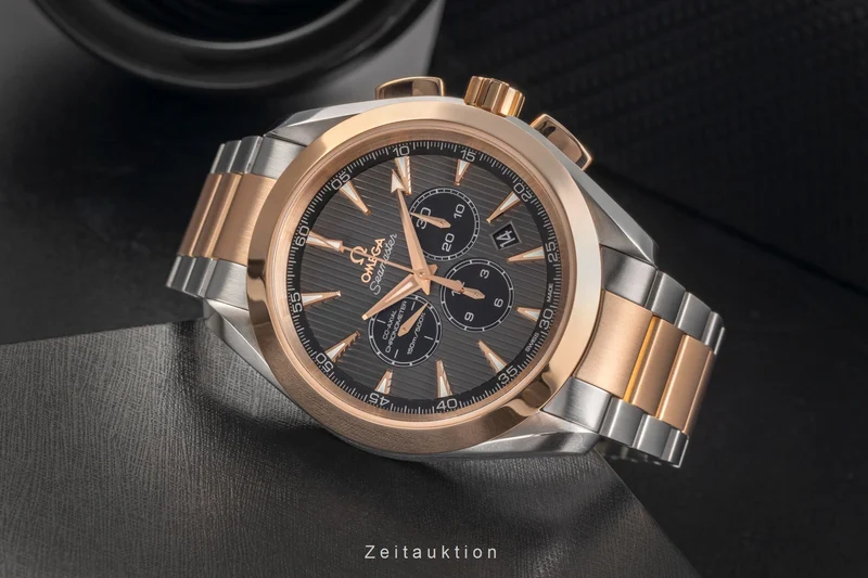Omega Seamaster chronograph steel / gold automatic men's watch 231.20.44.50.06.001 [2504086]