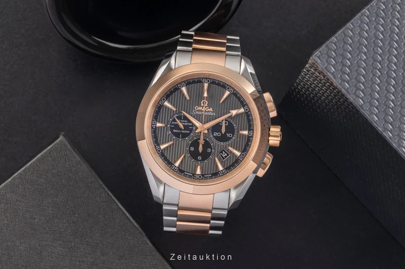 Omega Seamaster chronograph steel / gold automatic men's watch 231.20.44.50.06.001 [2504086]