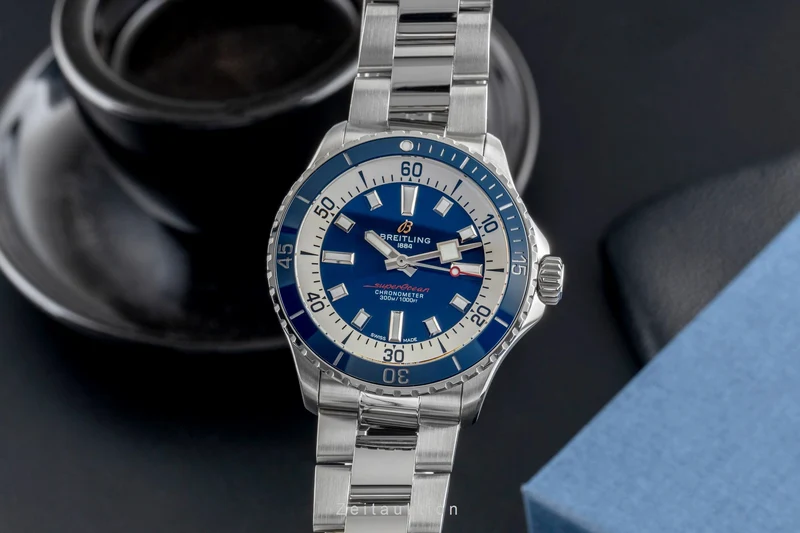 Breitling Superocean steel automatic men's watch A17375E71C1A1 LP: 5550EUR [2503685]