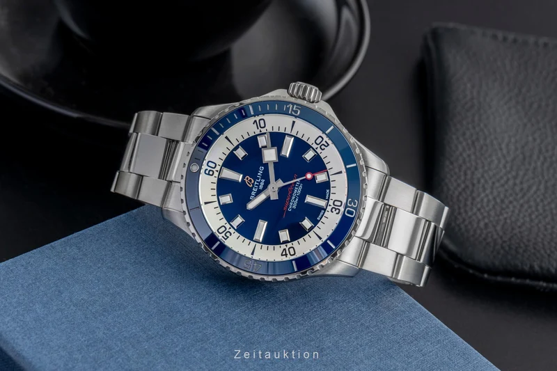 Breitling Superocean steel automatic men's watch A17375E71C1A1 LP: 5550EUR [2503685]