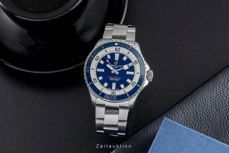 Breitling Superocean steel automatic men's watch A17375E71C1A1 LP: 5550EUR [2503685]