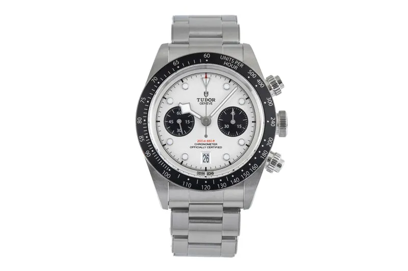 Tudor Black Bay chronograph steel automatic men's watch 79360N LP: 5760EUR [2503985]