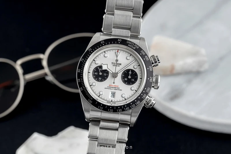 Tudor Black Bay chronograph steel automatic men's watch 79360N LP: 5760EUR [2503985]