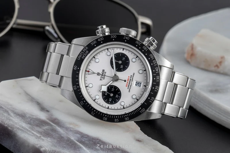 Tudor Black Bay chronograph steel automatic men's watch 79360N LP: 5760EUR [2503985]