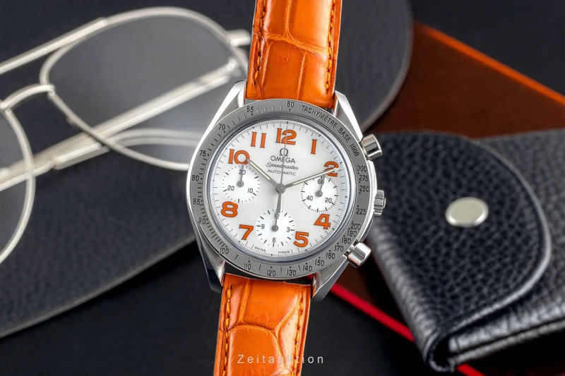 Omega Speedmaster chronograph steel automatic men's watch 3834.78.38 LP: 5700EUR [2504266]
