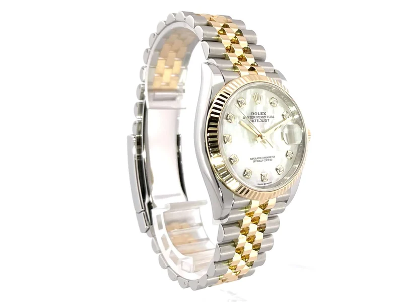 Rolex Datejust 36 126233 Perlmutt Diamant Jubile-Band