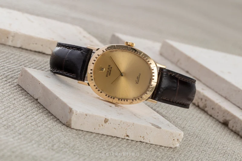 Rolex Cellini 18 ct gold manual winding women's watch 4047 [2601562]