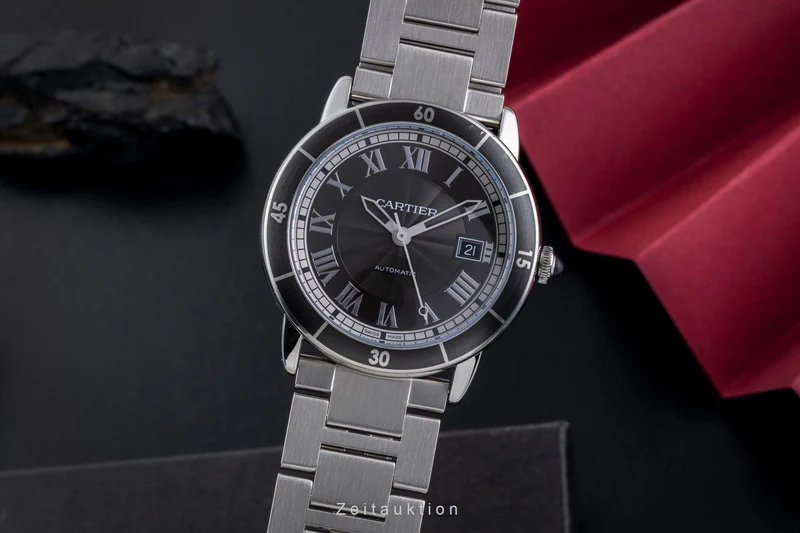 Cartier Croisiere steel automatic men's watch WSRN0011 [2506397]