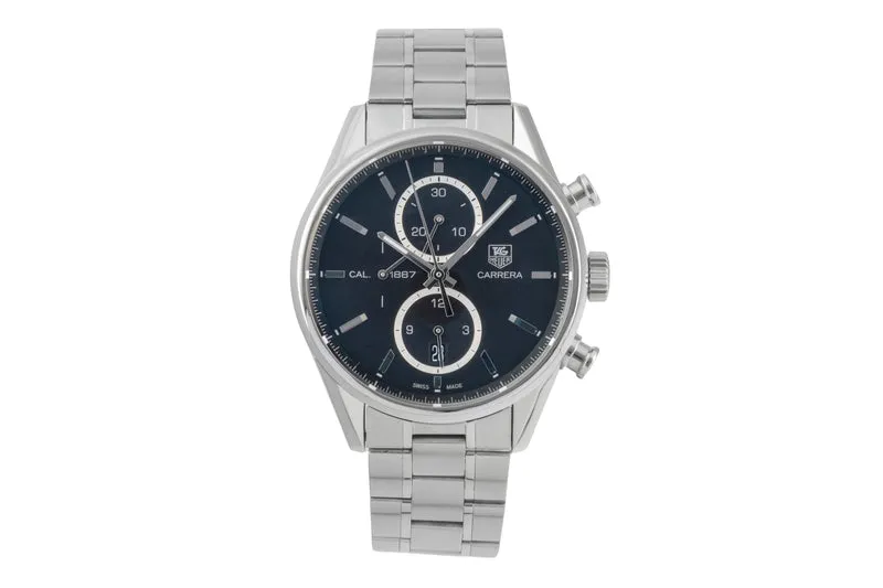 Tag Heuer Carrera chronograph steel automatic men's watch CAR2110-0 [2601297]