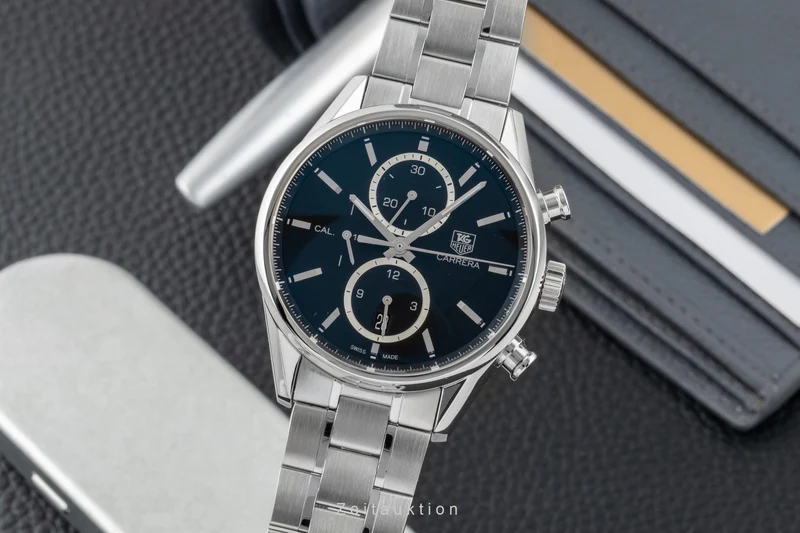 Tag Heuer Carrera chronograph steel automatic men's watch CAR2110-0 [2601297]