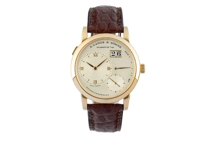 A. Lange & Söhne Lange 1 18 ct gold manual winding men's watch 101.021 [2601825]