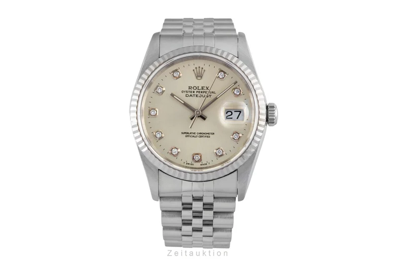 Rolex Datejust steel / white gold automatic men's watch 16234 [2601572]