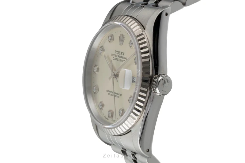 Rolex Datejust steel / white gold automatic men's watch 16234 [2601572]