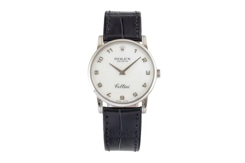 Rolex Cellini 18 ct white gold manual winding men's watch 5116 [2601620]