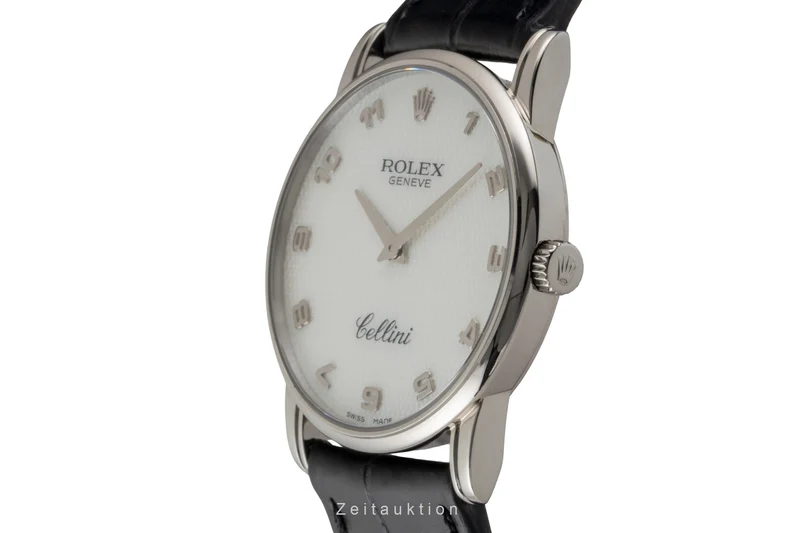 Rolex Cellini 18 ct white gold manual winding men's watch 5116 [2601620]
