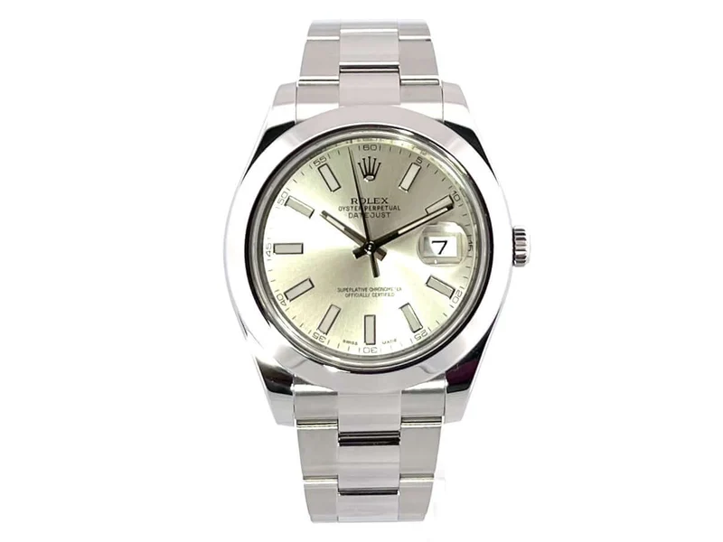 Rolex Datejust II 41 Edelstahl 116300 Silber