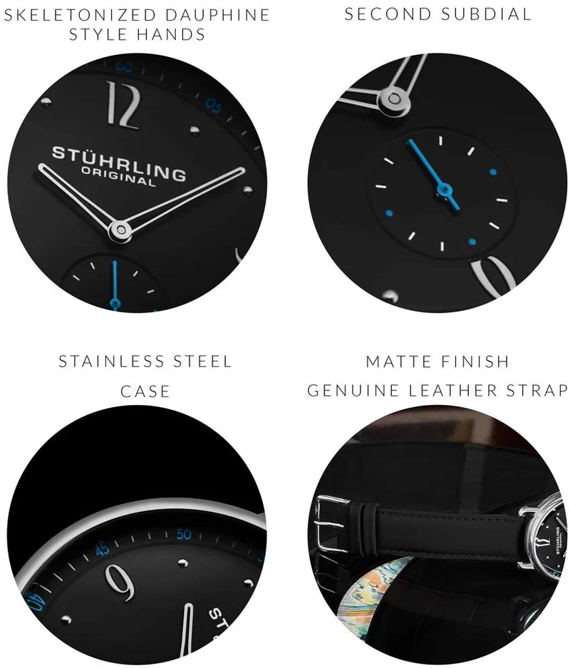Stührling Symphony 857 Quartz 42mm Classic
