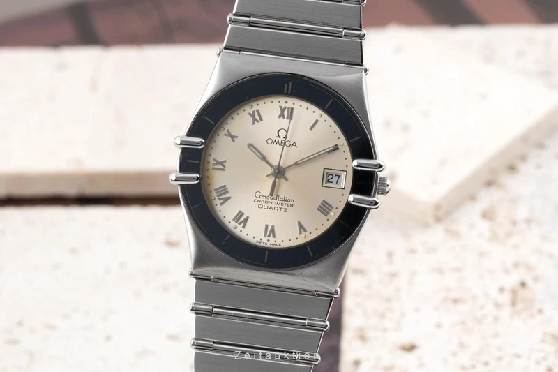 Omega Constellation steel quartz men's watch 398.0864 [2504521]