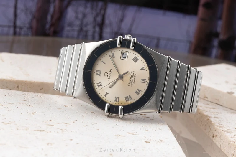 Omega Constellation steel quartz men's watch 398.0864 [2504521]