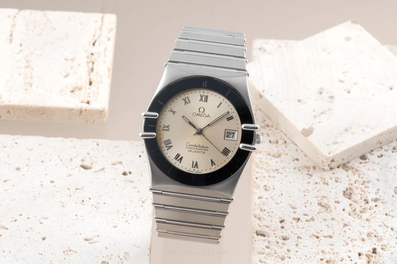Omega Constellation steel quartz men's watch 398.0864 [2504521]