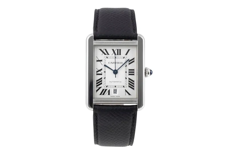 Cartier Tank steel automatic men's watch WSTA0029 LP: 5400EUR [2600912]
